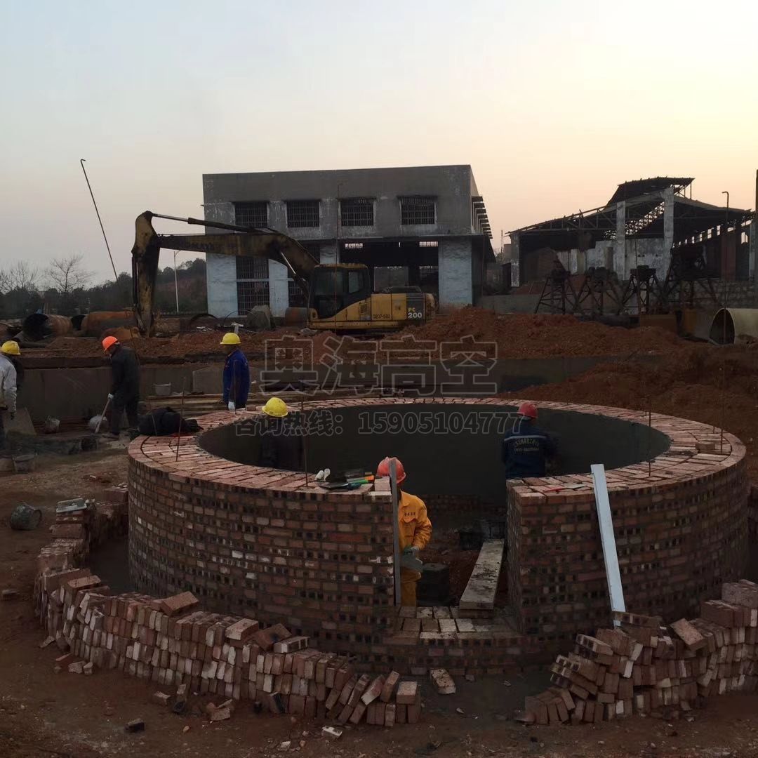 35米磚煙囪砌筑